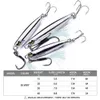 Iscas de iscas de metal 15g 20g 30g 40g Mackerel Artificial Fish Hard Sinking Far Casting Jig Spoon para pescar isca de rotação P230525