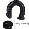 fabryczne realistyczne dildo cal z silnym kubkiem ssącym realise elastyczne grube zabawki dla dorosłych seksualne ogromne duże dildo analne dla kobiet czarne