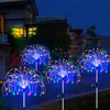 Солнечный фейерверк светодиодные лампы на открытом воздухе садовый декор дорожки с легким водонепроницаемым двором ландшафтный ландшафт ландшафтный ландшафт