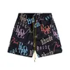 Shorts pour hommes Shorts minces Hommes Femmes Culotte de plage à impression complète à l'intérieur de la maille avec étiquettes AA230524