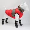 Vêtements pour chiens 4pcs chaussures pour animaux de compagnie chaussettes de chat antidérapantes
