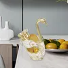 Dinnerware sets de liga cisne cisne define a sobremesa de frutas colher de chá de colher de colher de bolo para decoração de aniversário de restaurante para festas