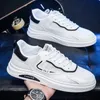 Frete grátis designer para homens tênis sapatos malha coreana respirável casual sapatos de skate leve moda branco azul verde masculino tênis ao ar livre