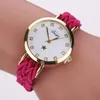 손목 시계 패션 스타 꼰 로프 레이디 시계 성격 여성 창조적 인 다이아몬드 팔찌 손목 시계