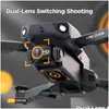 Drone elettrico / Rc P8 con grandangolo Hd 4K 1080P Doppia fotocamera Altezza Hold Wifi Rc Quadcopter pieghevole Dron Giocattolo regalo Drop Del Dhsnc