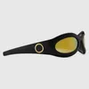 Diseñador Hombre Goggle Gafas de sol Marco ovalado Ojo de gato G Sunglass Ladies Luxury Summer Gafas de sol polarizadas Anteojos con caja