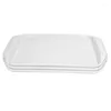 Tallrikar Tray Lätt vikt Stapelbar plast för ELS Buffet Restaurant