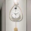 ウォールクロックモダンデザインクロックホーム美学スタイリッシュな3D珍しいデザイナーreloj de pared houseアクセサリーリビングルーム