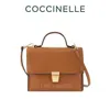 Coccinelle Frances Bag Women Designer Handle Totes Large Bag Luxury Genuine Leather Handbags Stranded Handbag Shoulder Crossbody Bag Purse