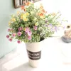 Decorative Flowers Artificial Daisy Fake Plant Greenery Plastic Faux Daisies UV Resistant For Vase Arrangements Cemetery Outdoor Decoration