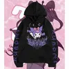 Kuromi Streetwear Hoodies Jacket Kuromied Jacket Coat Outwear Sweatshirt