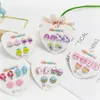 Forte Magnétique Enfants Enfants Boucles D'oreilles 3PRS Mixte Clip sur Boucles D'oreilles Enfants Mignon Licorne Aimant Boucles D'oreilles Non Piercing Bijoux