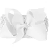 Hair Accessories Arrival Large 5" Ribbon Bows Headband Wide Mesh Bands Handmade Baby Girls Fashion Accesorios