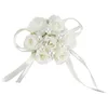 Dekorative Blumen 2 Stück Rose Handgelenk Corsage Armband Brautjungfer Schwestern Hand Hochzeit Zubehör Party Dekor künstlich