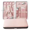 Nail Art Kits Manicure Set Professional Stainless Steel Clipper Kit Foot Hand Nails Care Tool Multifunction Portable Makeup Accessory