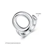 Band Rings Unisex Sterling Sier Plated Open O Ring Gssr008 Fashion 925 Plate Drop Delivery Jewelry Dhk7T