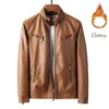 Men's Jackets Autumn And Winter Leather Jacket Coat Style Fashionable Handsome Cultivate One's Morality Locomotive 4XlMen's