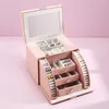 Aufbewahrungsboxen Große leere Make-up-Boxen Frauen Schublade Mehrschichtige Box Schmuck Organizer Rangement Organisation Home