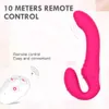 Eric Sex Toys Strapon Vibratore Lesbica Strap-on Pegging Dildo a doppia estremità per adulti fornisce giocattoli sessuali per donne