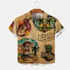 Erkekler sıradan gömlek bitkisi Hula Dance Beauty Shirt 3d Baskılı Hawaiian Erkekler ve Erkekler UNISEX