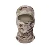 Moda Mens taktyczna maska ​​do kamuflażu maska ​​pełna twarz zabezpieczenie zabezpieczenia Wargame Wargame Prop Helmet Liner Cap Summer Sunshine Proof Maski Przydatne LO005 B23