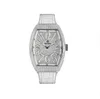 Toppdesignerlag Luxury Women's Fashion Stars Diamond Watch rostfritt stål Metallskal gummiläder