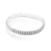 Fashion Rhinestone Tennis enkelband voor vrouwen Multi-layer Crystal Elastic Chain on Leg Female Summer Beach enkelarmband sieraden