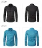 Koszulki męskie Biznes Smart Shirt Men Men Spring Fashion Slim Single Bered Casual