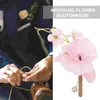 Flores decorativas 2 PCs Dama de honra Boutonniere Mens Acessórios Casal Corsages Decoração de casal