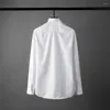 Hommes Chemises Décontractées Hommes Chemise À Manches Longues Printemps Et Automne Peinture Imprimé Léopard Blanc Tendance Beau Mode Slim Vêtements Pour Hommes