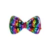 Clipes de cabelo Barrettes 3,7 polegadas luminosas luminosas cocar de cabeleireiro arco garotas festival de borboleta Barrette Rainbow Accessories Tools Dro dh5at