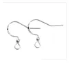 Andra Epacket DHS Pure Sier Plated Diy Ears Hook Earrings Semifinished Product Hypoallergenic 925 GSEG015 smycken tillbehör EAR DR DH2NM