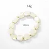 STRAND NATUURLIJKE ZEERDE PEELLEN MOEDER OPROUWEN ORLUREGELIJKE kralen Bracelet Shell Resin Bangle Woman Woman Brace Lace Summer Beach Sieraden Set cadeau