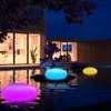 Solar Lights Outdoor, Glow Cobble Stone Shape Solar Garden Light Waterproof Color Changing Landscape Lights with Remote Control