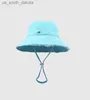 Chapéus de aba larga Mulher marca de luxo Chapéus largos Designer de verão Le Bob Andichaut Bucket Hat Solid Metal Letter Hat L230523