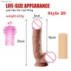 Dildos/dongs Big Dildo Sex Toys for Women Soft Silicone Long Dildo com Copa de Sucção Grande Pênis Realista para Orgasmo Anal Toy Sexo Adulto L230518