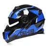 Motorcycle Helmets DOT Cool Riding Moto Modular Helmet Men Women Motorbike Flip Up Full Face Motocross ECE Approved