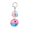 Principais anéis de desenho animado criativo Candy Candy Matching Color Metal Bell Keychain Bag Pingente Site de Christmas Presente G230525