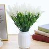 Dekorativa blommor 2 Bukett Provence Lavendel Artificial Faux Flower Home Wedding Decor Grain Plastic Fake Plant Silk