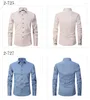 Koszulki męskie Biznes Smart Shirt Men Men Spring Fashion Slim Single Bered Casual