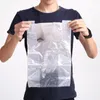 Borse portaoggetti T-shirt bianca Toyvian con manico Imballaggio per borsa Supermercato Drogheria 100 pezzi