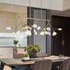 Lampadari Modern Tree Branch Lampadario a Led Lampadario in Acrilico Firefly G4 Lampada da Soffitto per Cucina Art Decor Apparecchio a Sospensione