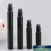 2 ml 3 ml 4 ml 5 ml Mini plastique noir petit flacon pulvérisateur vide avec couvercles de pulvérisateur à pompe noire classique