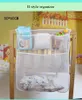 Baby Cot Bed Hanging Storage Bag Crib Organizer Toy Diaper nappy Pocket for Set crib bedding accessory 230525