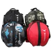 Balls Outdoor Sports Shoulder Soccer Ball Bags Training Equipment Storage Mesh Side Two-way Open Ball Bag Volleyball Basketball 230524