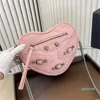 Tasarımcı Çantalar Güzel Motosiklet Çantası Moda Omuz Crossbody Bag Serin Kız Çanta Ünlü Kadınlar Cüzdan Fermuar Zinciri Çantalar