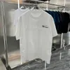 メンズデザイナーTシャツレタープリントティーメンメンズ半袖ヒップホップスタイル黒い白いシャツ