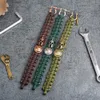 Classic Warrior Hjälm Shield Charm Armband Handgjorda Paracordarmband smycken för män gåva