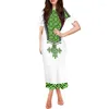 Feestjurken vrouwen elegante sexy jurk zomer mode lotus blad korte mouw slanke avond chic en vestido