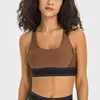 Йога наряд женщин с высоким компактным сжатием Shock-Resition Sperive Sperive Bra Back Back Lem-Circle Fitness Rung